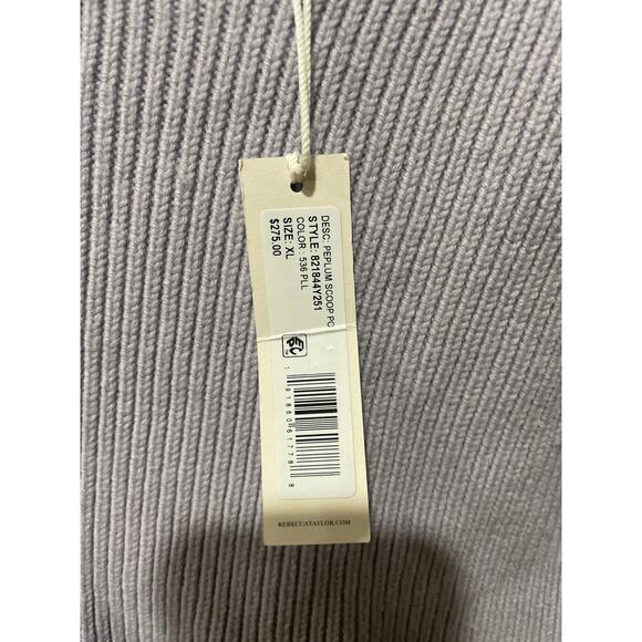Rebecca‎ Taylor Peplum Wool Pullover Size XL - Picture 4 of 5